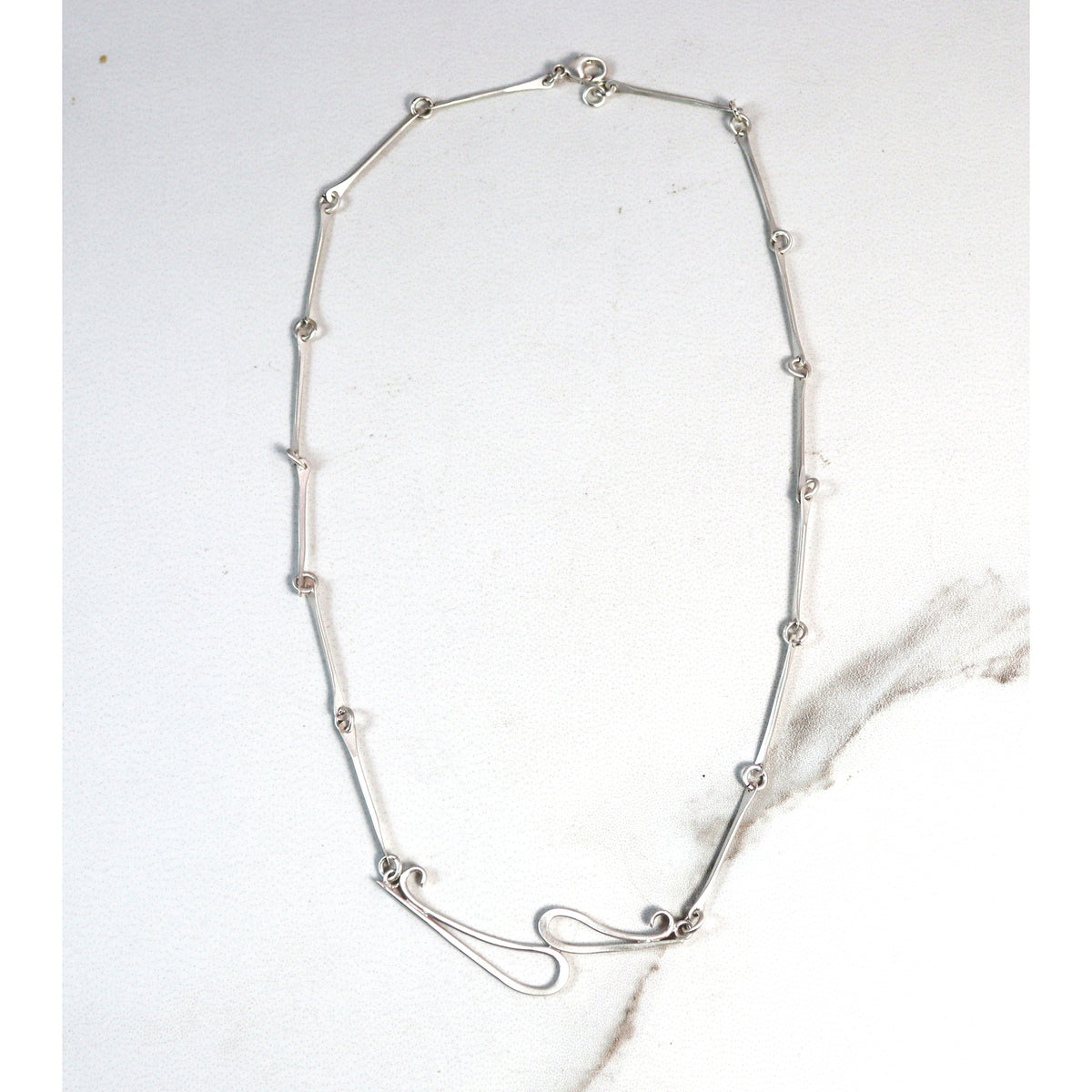 .Slinky Links Necklace Sterling Silver - Whitney Designs Ltd