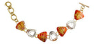 Links of Sterling and Fused Copper Bracelet - Whitney Designs Ltd