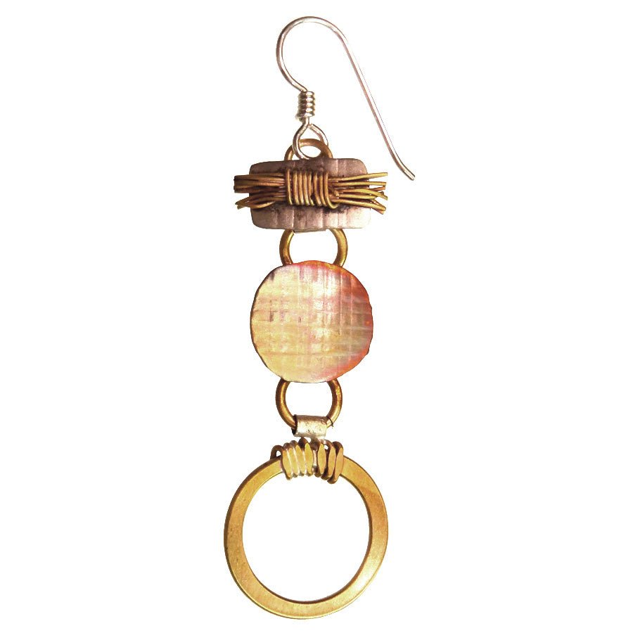 E1522 HOOPS AND STICKS EARRINGS - Whitney Designs Ltd