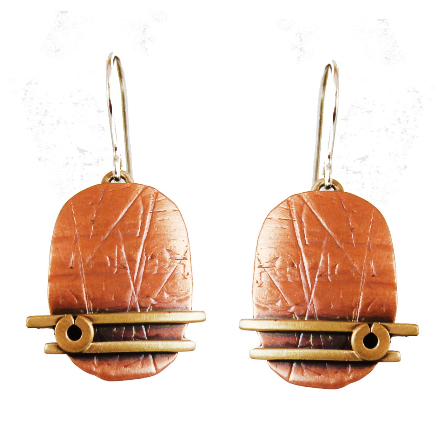 Constellations Copper Earrings