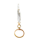 Elegant Links earrings. Sterling and Brass - Whitney Designs Ltd