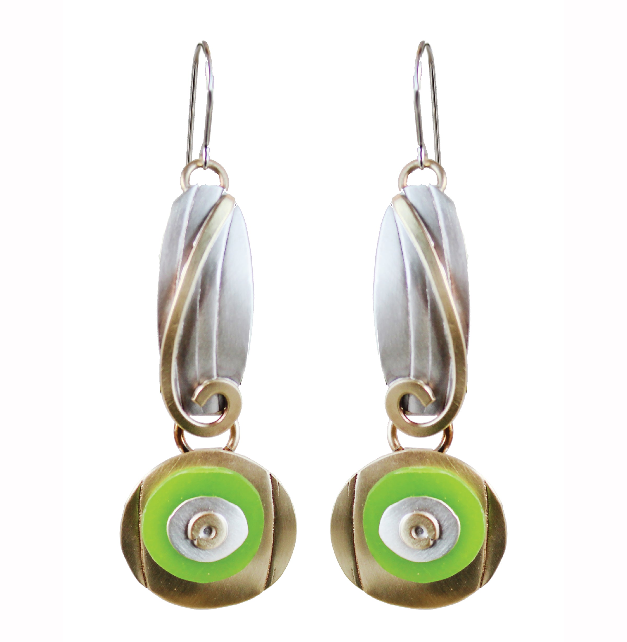 Splash of Delight Earrings Green