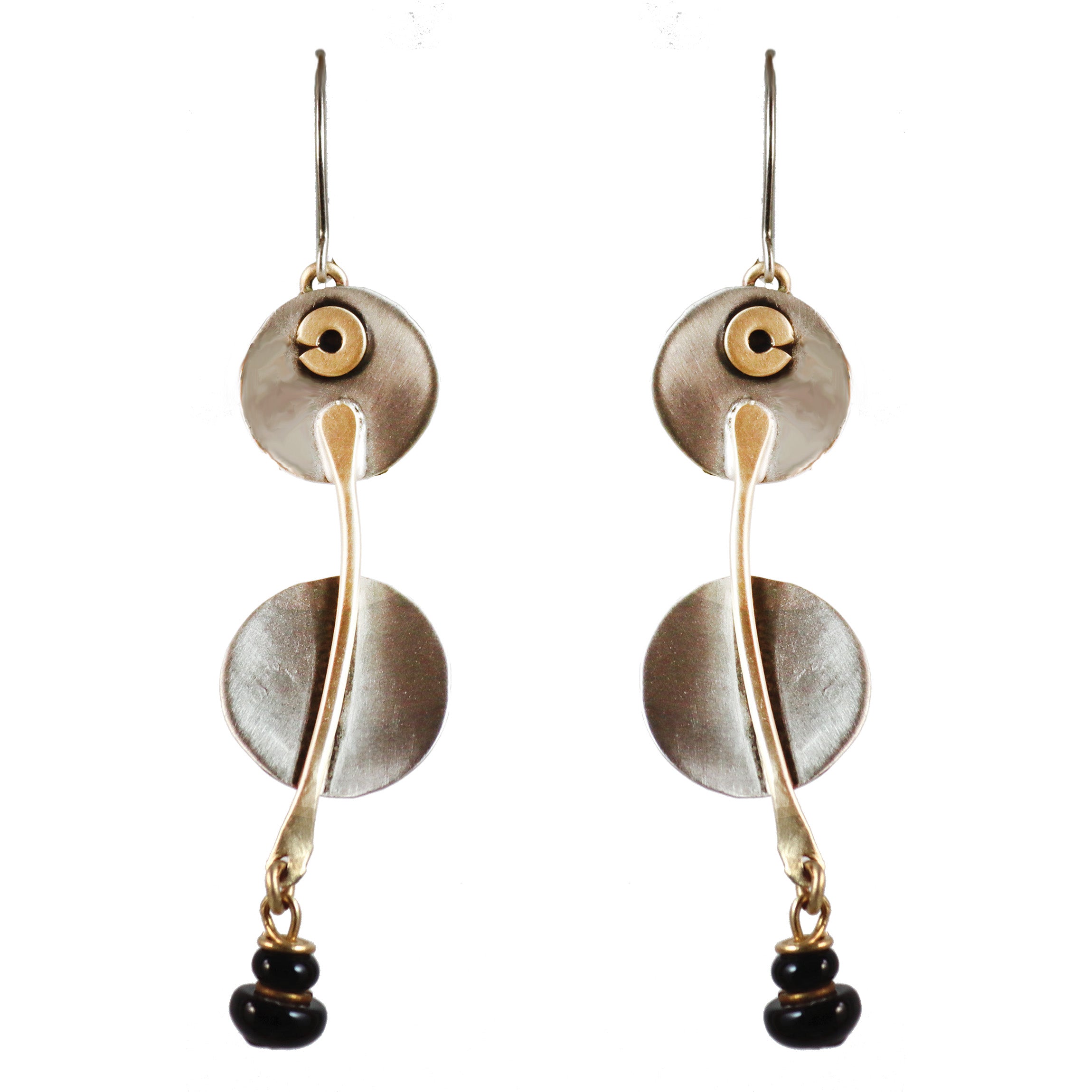 Abstractions Brass Earrings