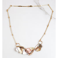 Abstractions Brass Necklace