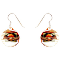 Brass Twigs with Green Polymer Clay - Whitney Designs Ltd