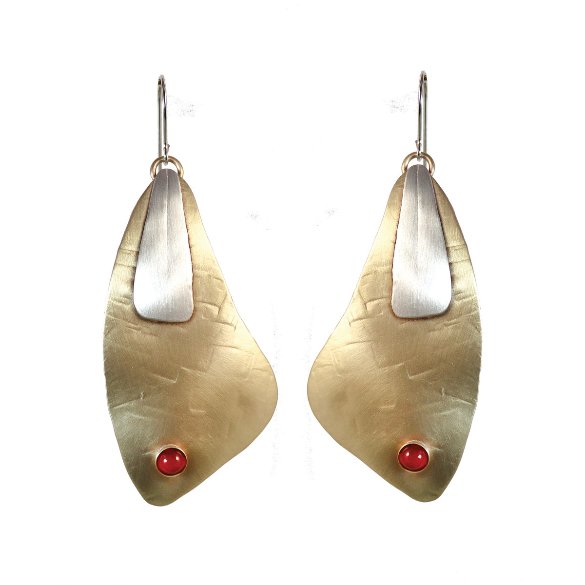 Serenity Earrings with Carnelian - Whitney Designs Ltd