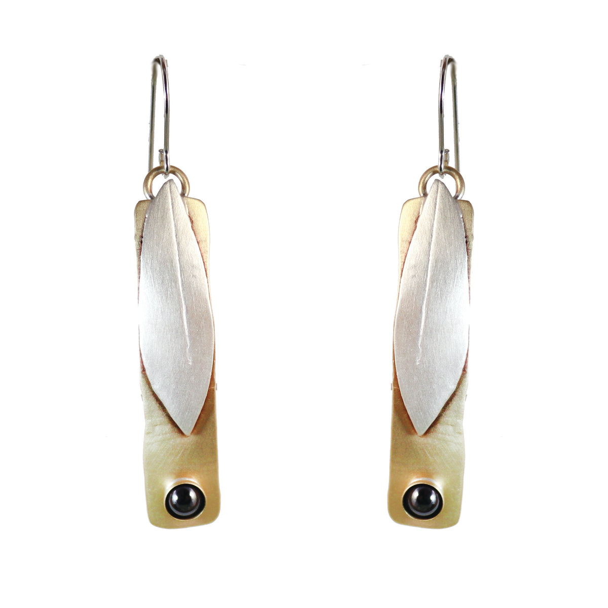 Serenity Earrings with Hematite - Whitney Designs Ltd