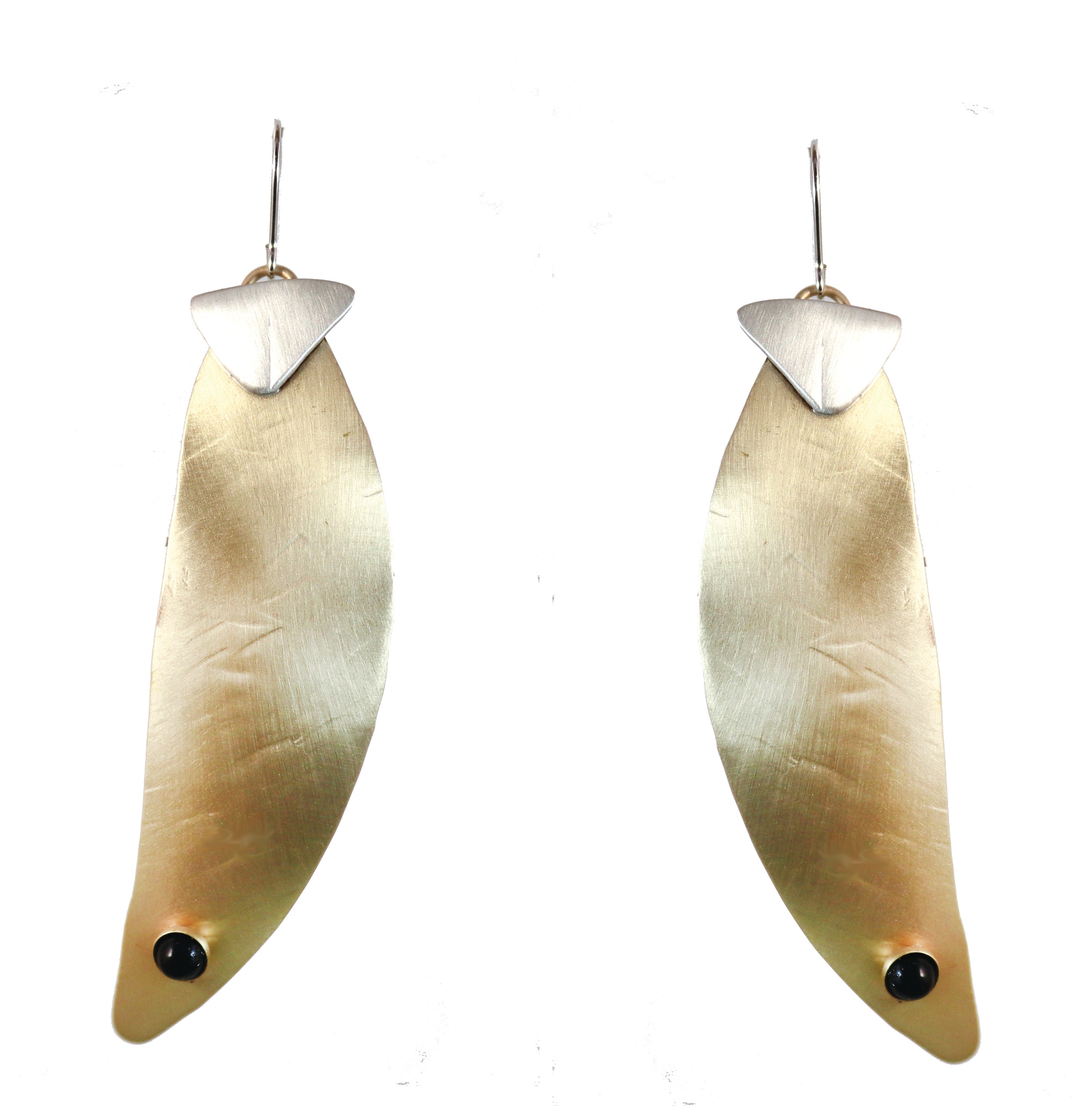 Serenity Earrings with Onyx