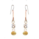 Kinetic Dangle Earrings with MOP - Whitney Designs Ltd