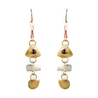 Kinetic Dangle Earrings with Hematite - Whitney Designs Ltd