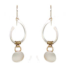 .Jumping Through Hoops Sterling Silver & Brass Earrings - Whitney Designs Ltd