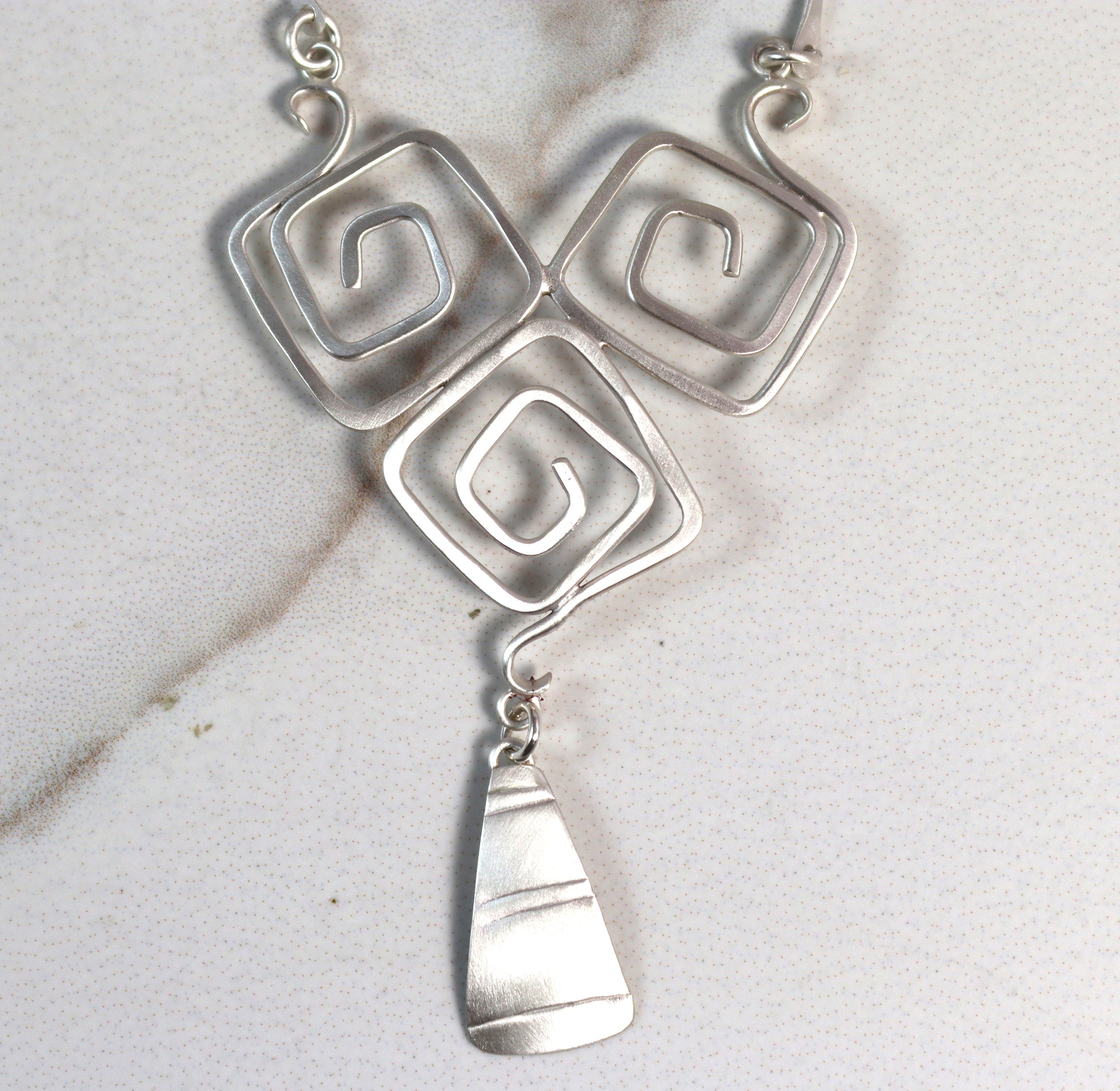 .Slinky Links Necklace Sterling Silver - Whitney Designs Ltd