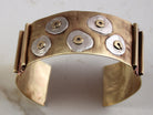 The LILY PAD BRACELET of Sterling and Brass - Whitney Designs Ltd