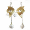 E3571w Mobile Earrings. Sterling and Brass