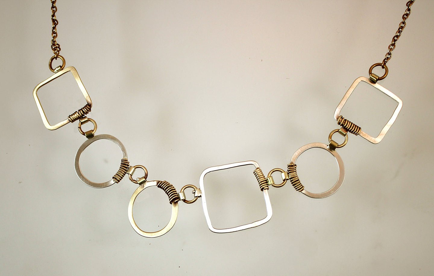 N3494 Elegant Links Necklace. - Whitney Designs Ltd