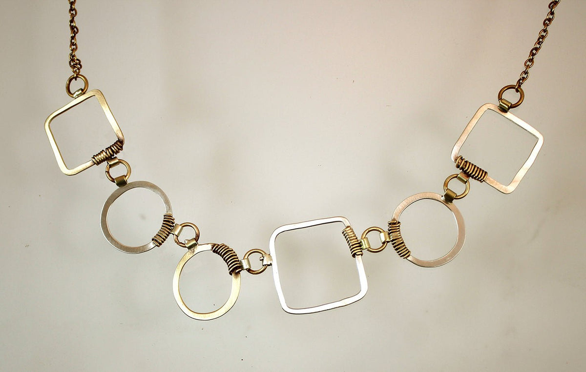 N3494 Elegant Links Necklace. - Whitney Designs Ltd